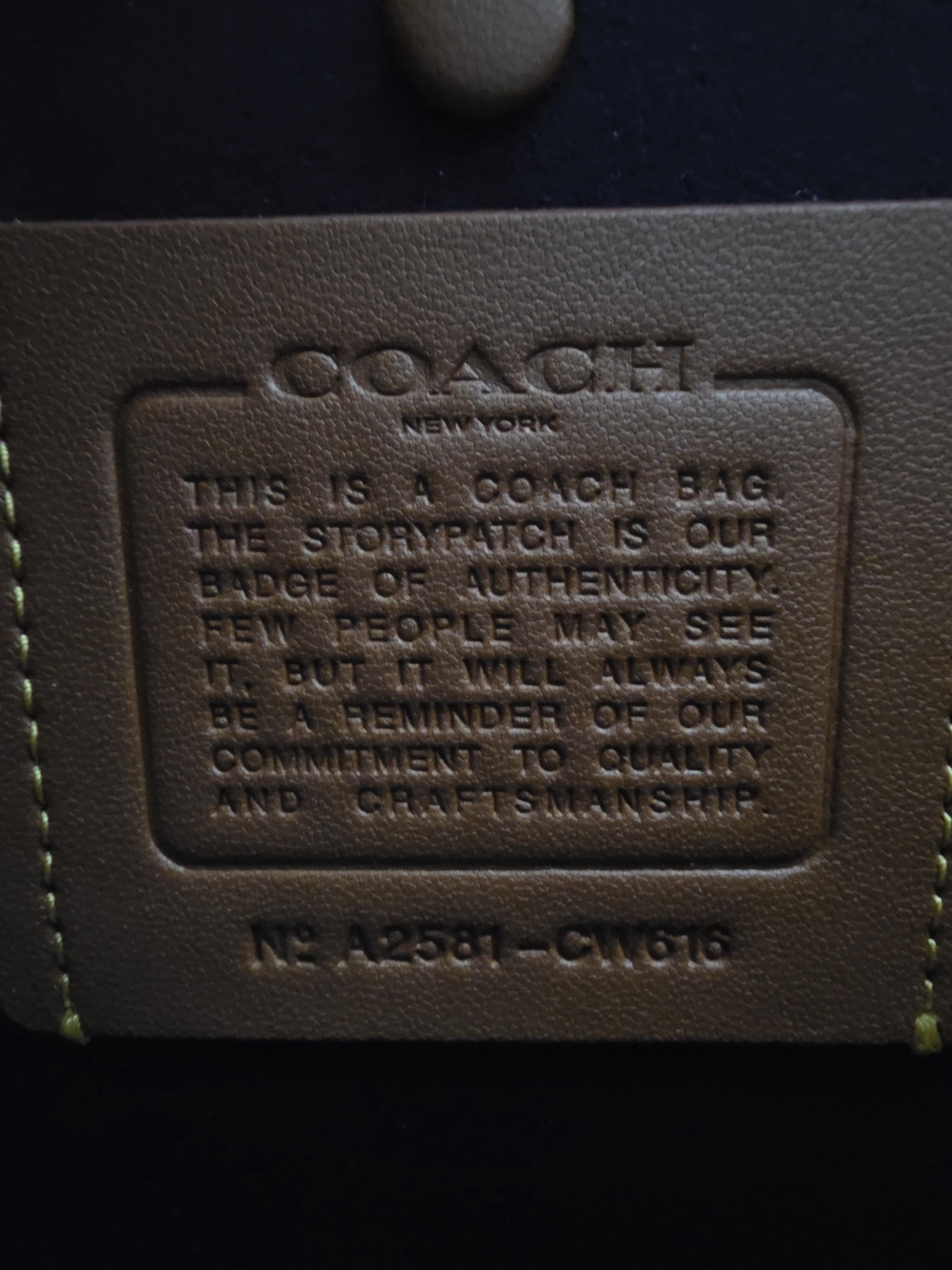 COACH Empire 40 in Dark Navy - Picture 4 of 11